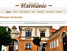 Tablet Screenshot of harmonieluze.cz